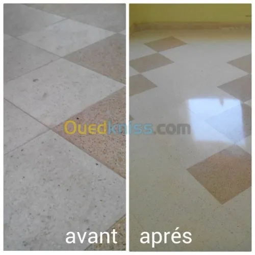 nettoyage ponçage lustrage