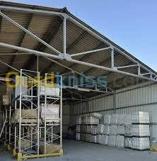 Installation  charpente métallique