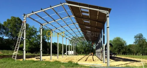 Installation  charpente métallique
