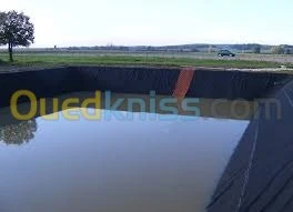 Fourniture et  pose Geomembrane 