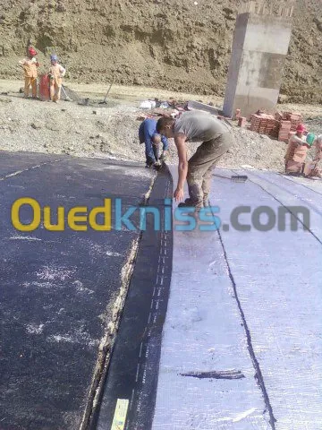Travaux d'étanchéité 