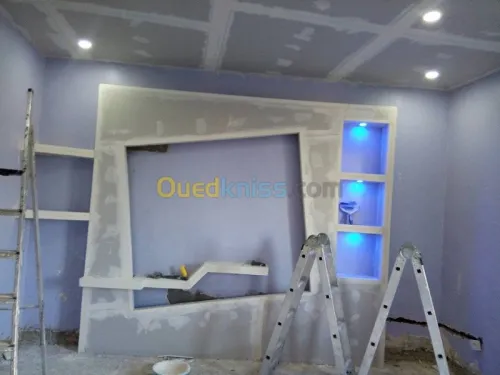 decoration BA13 PVC peinture