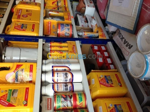 Vente de produits spéciaux de bâtiment
