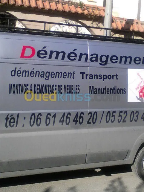 DEMENAGEMENT -TRANSPORT MANUTENTION---