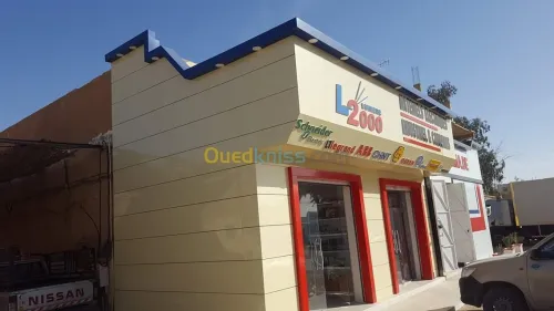 Alucobande et façade double vitrage