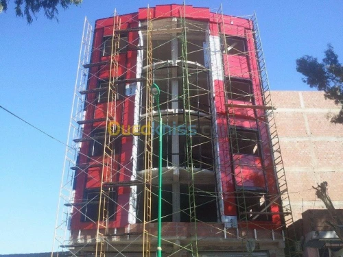  Alucobande et façade double vitrage