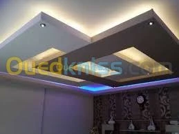 travaux BA13 camera interphon 