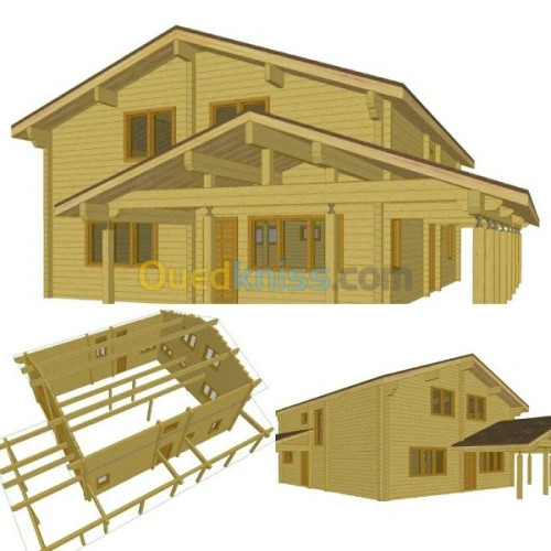construction de maison en bois