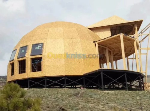 construction de maison en bois