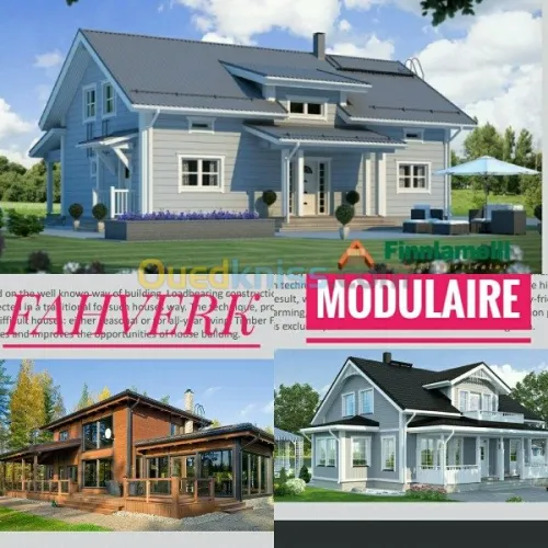 construction de maison en bois