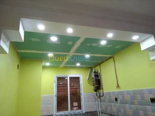 Placo plâtre et pvc