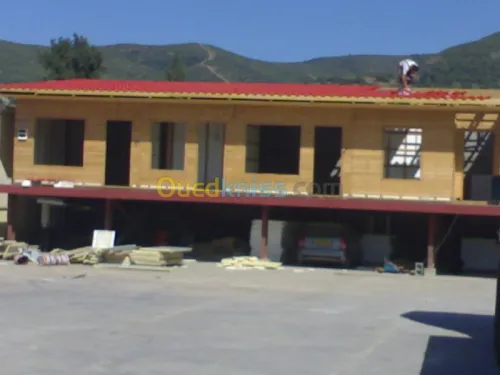 fabrication de chalet