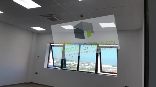 Aménagement faux plafond et allucobond
