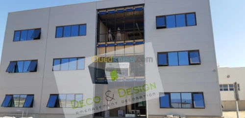 Aménagement faux plafond et allucobond