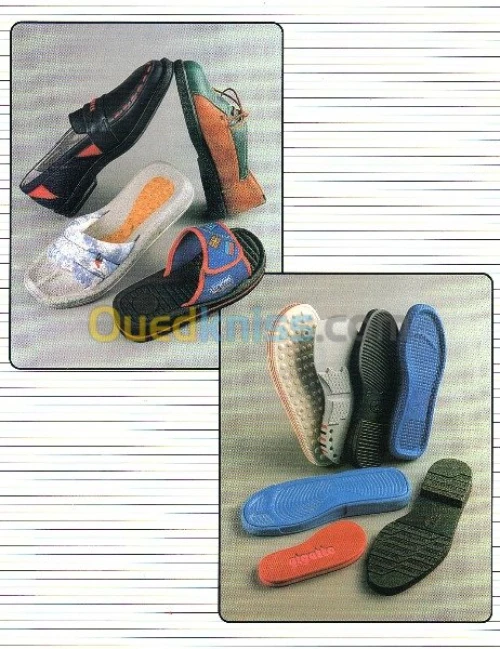 FABRICATION DE SEMELLES POUR CHAUSSURE