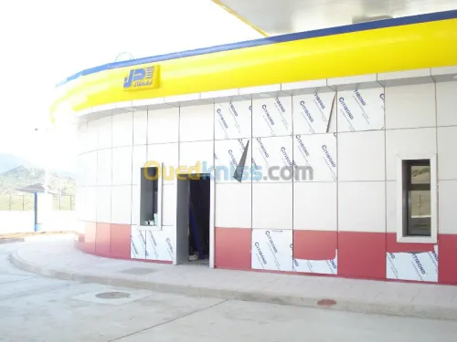 aménagement  station service NAFTAL