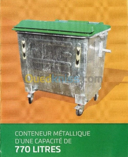 Le chariot de nettoyage et de propreté