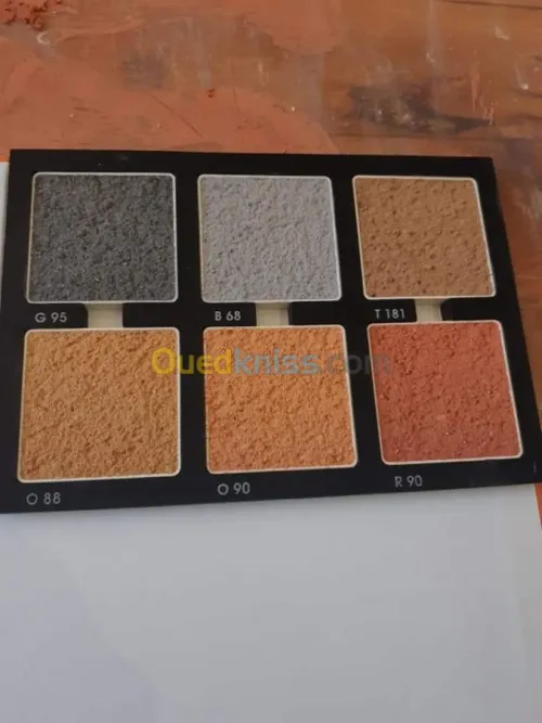 monocouche peinture griffé  façade 