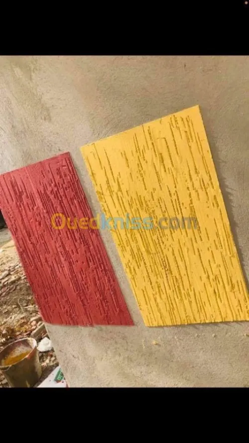 monocouche peinture griffé  façade 