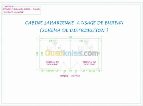 Fabrication & vente de cabine saharienne