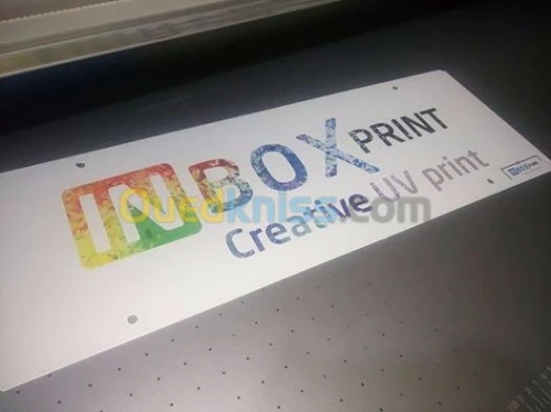 Impression UV a plat sur tout supports