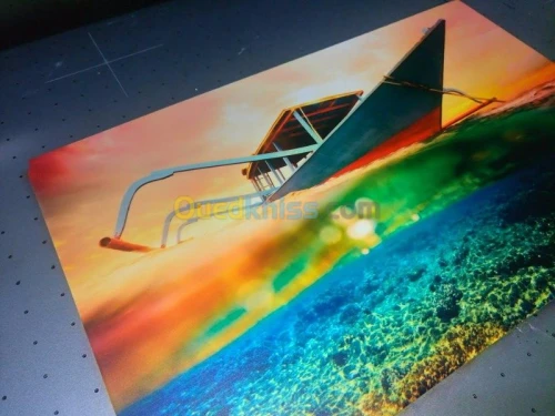 Impression UV a plat sur tout supports