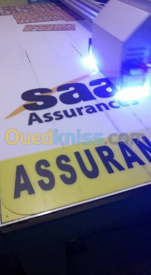 Impression UV a plat sur tout supports