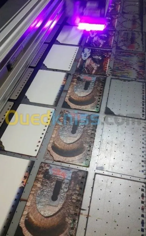 Impression UV a plat sur tout supports