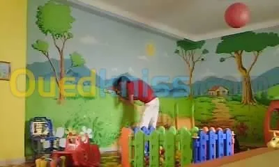 décorations de crèche .Ecole .chambre 