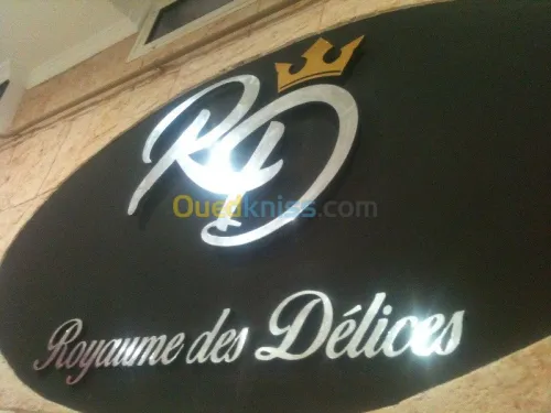 lettres boitier, led, alucobond
