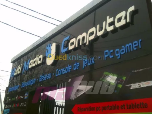 lettres boitier, led, alucobond
