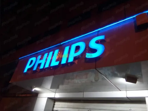 lettres boitier, led, alucobond