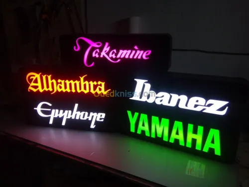 lettres boitier, led, alucobond
