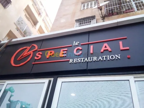 lettres boitier, led, alucobond