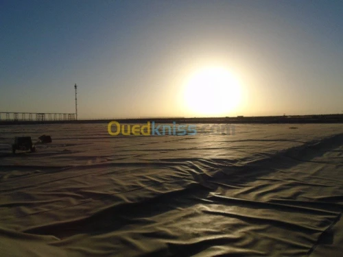 fourniture et pose geomembrane PEHD .