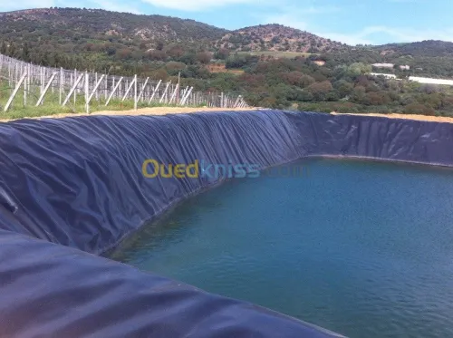 fourniture et pose geomembrane PEHD .