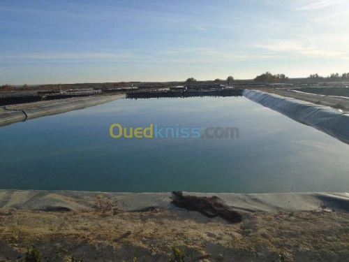 fourniture et pose geomembrane PEHD .