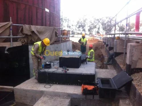 fourniture et pose geomembrane PEHD .
