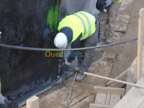 fourniture et pose geomembrane PEHD .