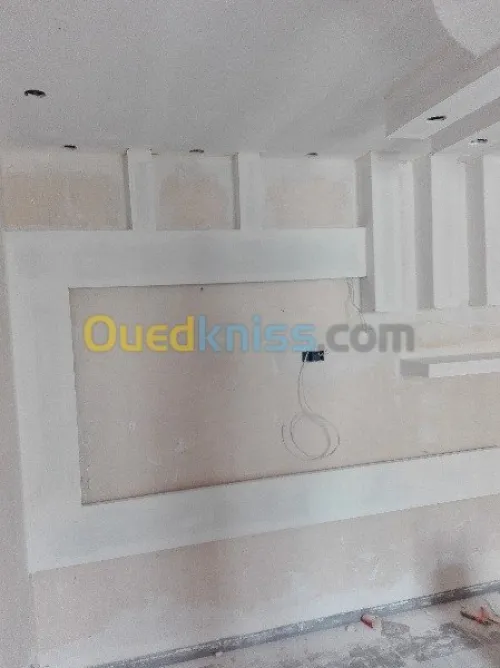 Placo plater decore et sempel plafonde