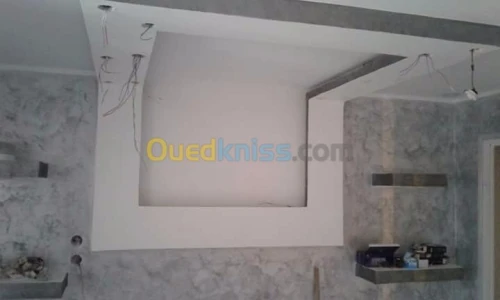 Placo plater decore et sempel plafonde