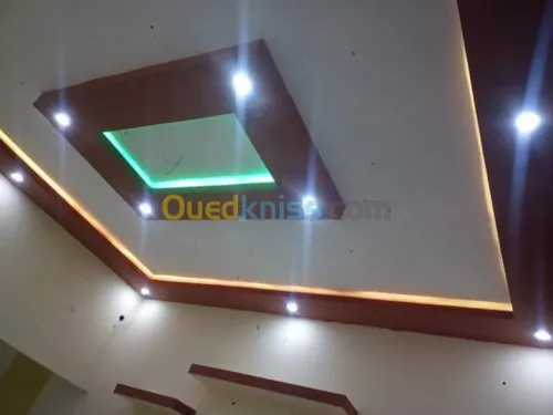 Placo plater decore et sempel plafonde