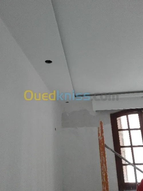Placo plater decore et sempel plafonde