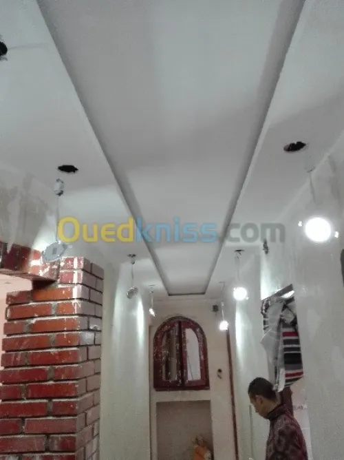 Placo plater decore et sempel plafonde