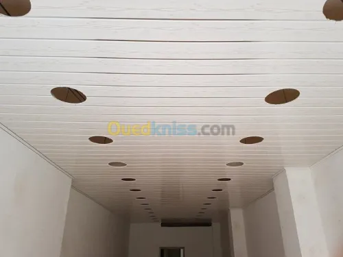 Montage faux  plafond pvc