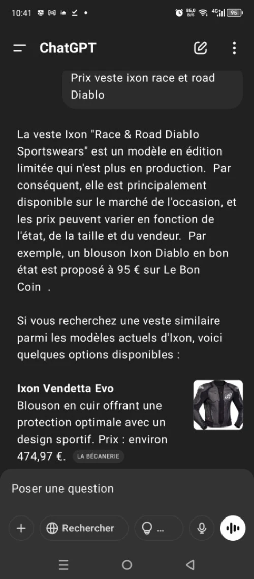 Veste moto IXON