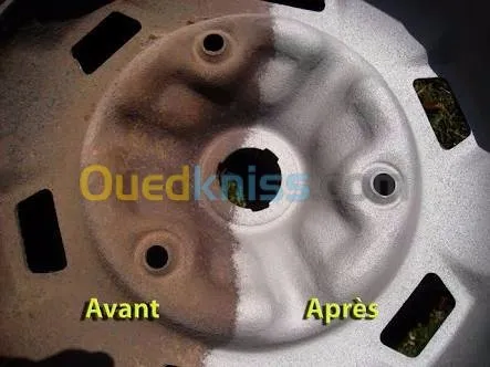 Sablage au sable et bicarbonate