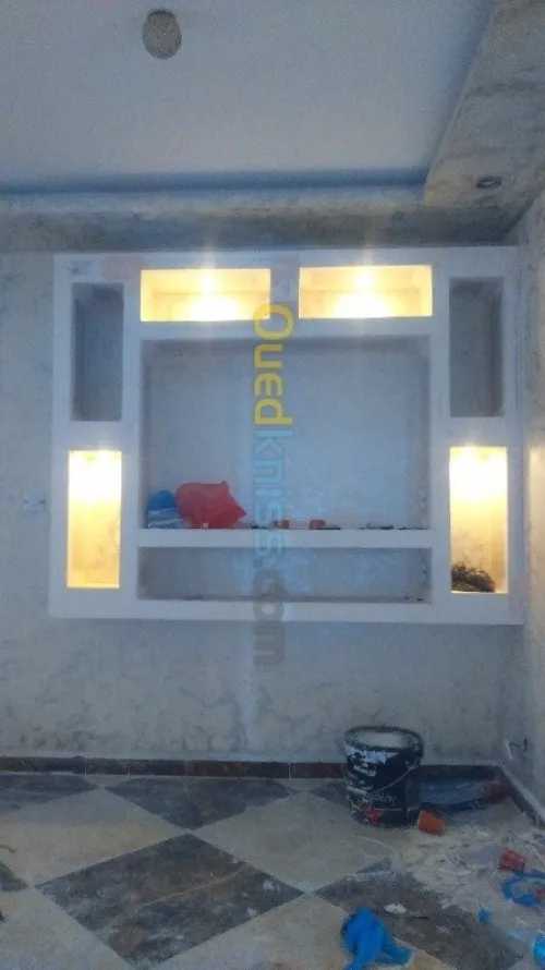 Décoration en plaque de platre ba 13