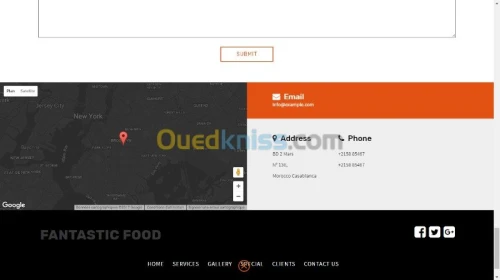 Création site web moderne