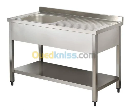 PLONGE DE LAVAGE INOX.